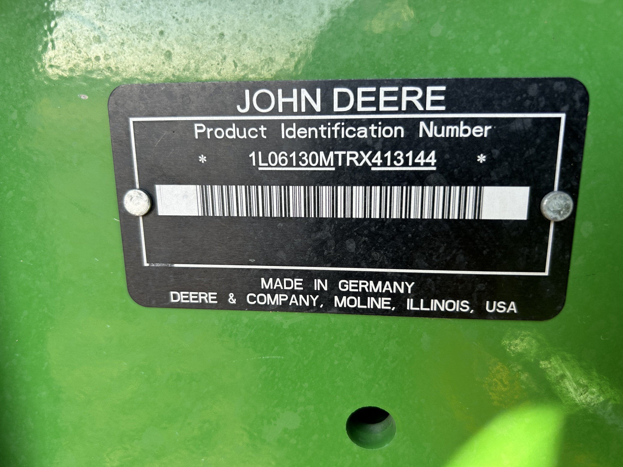  2024 John Deere 6130M at Heritage Tractor in Brimfield, IL