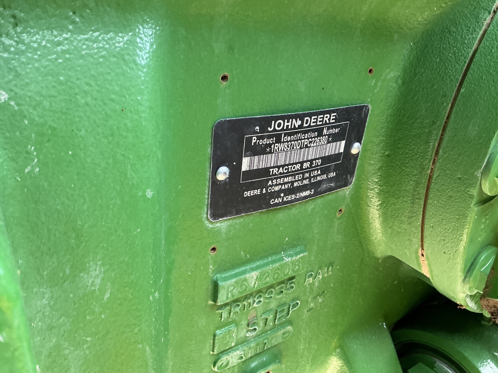 2023 John Deere 8R 370 Image 9