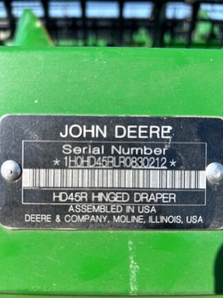 Used 2024 John Deere HD45R Combine Platforms at Horizon Ag & Turf in Warburg, AB - Photo14