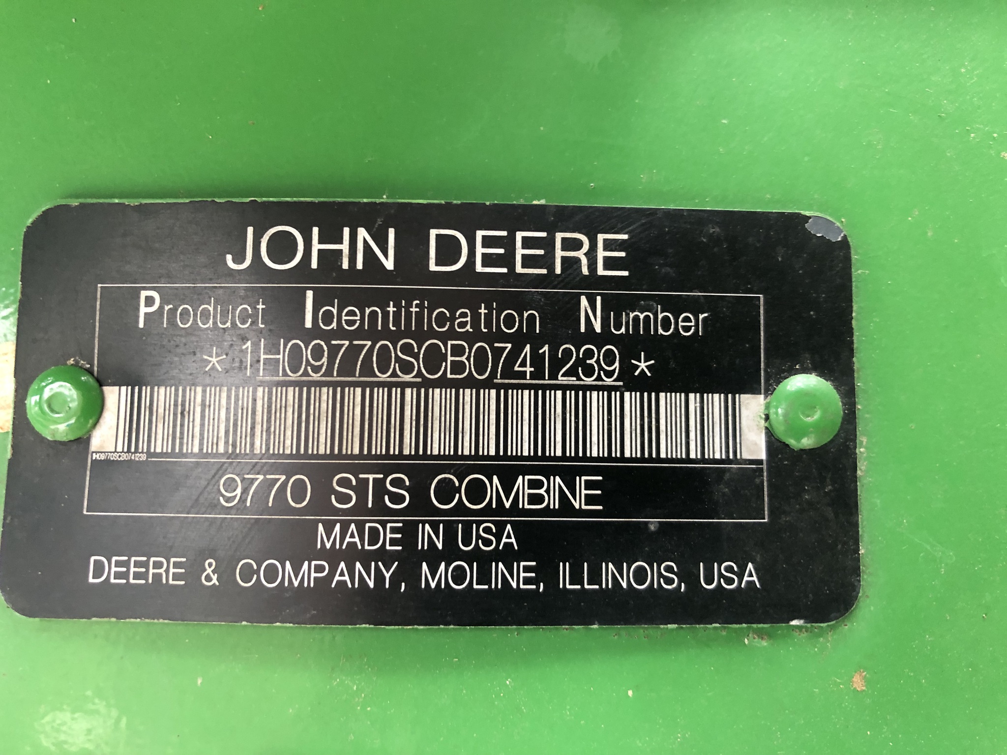 2011 John Deere 9770 STS Image 22
