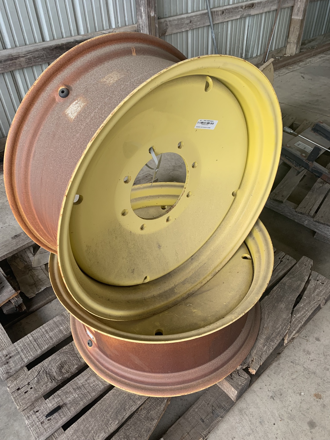John Deere Set of Rims Image 1