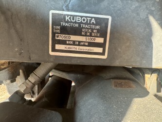 2014 Kubota M7060