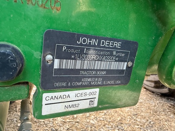 Photo of 2019 John Deere 3039R