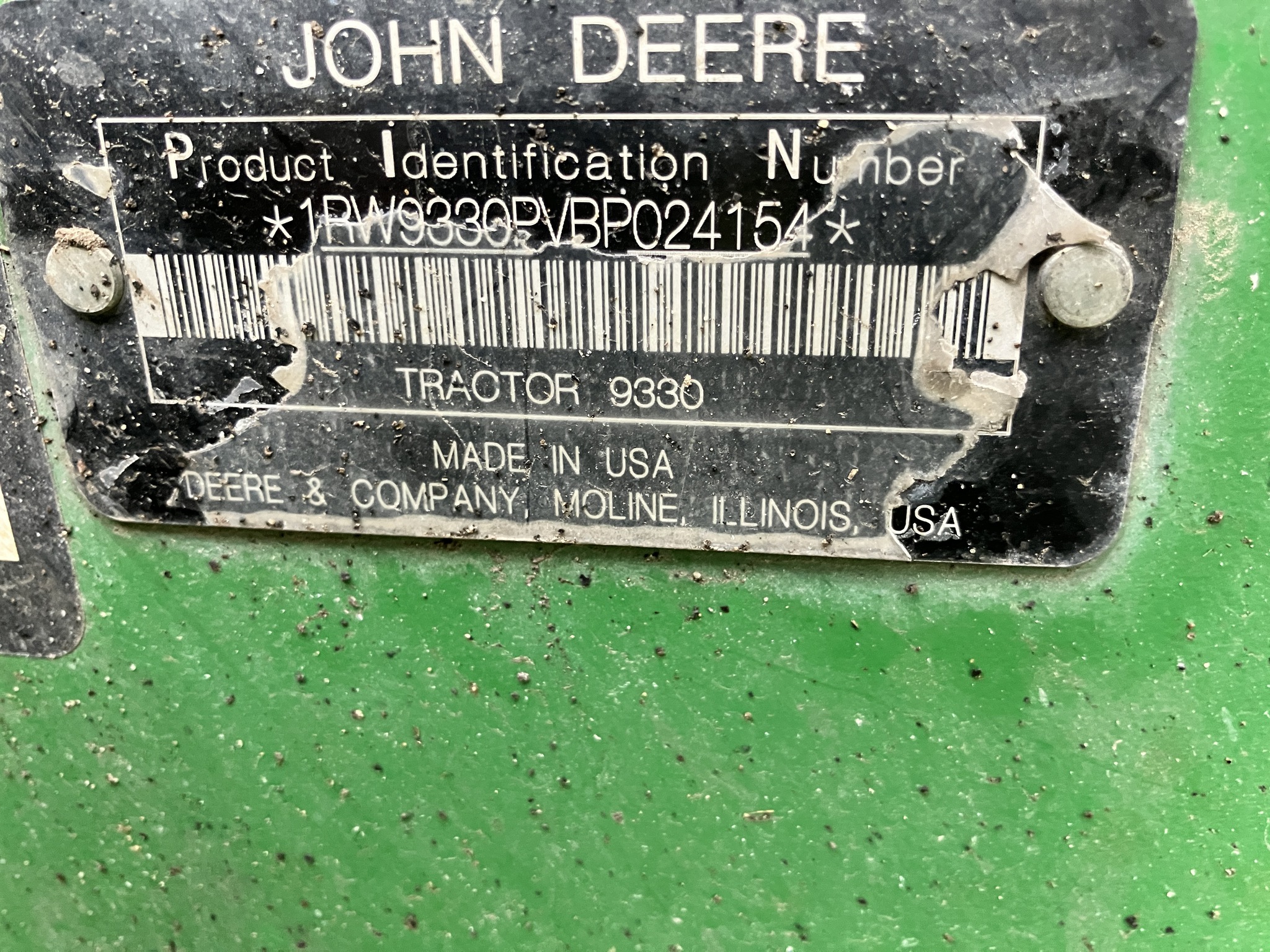 2011 John Deere 9330 Image 19
