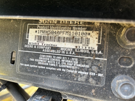 2016 John Deere X584 - Photo29