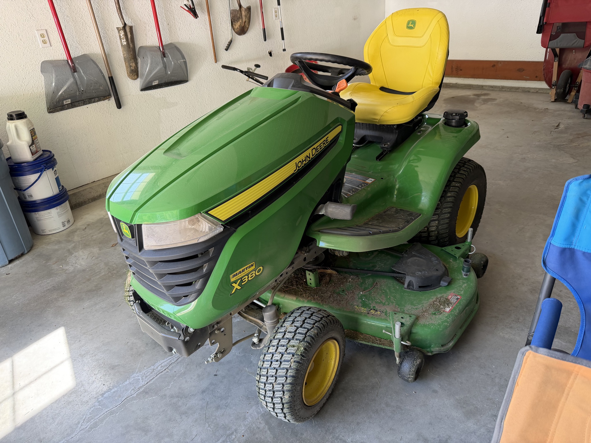  2023 John Deere X380 at Heritage Tractor in Quincy, IL