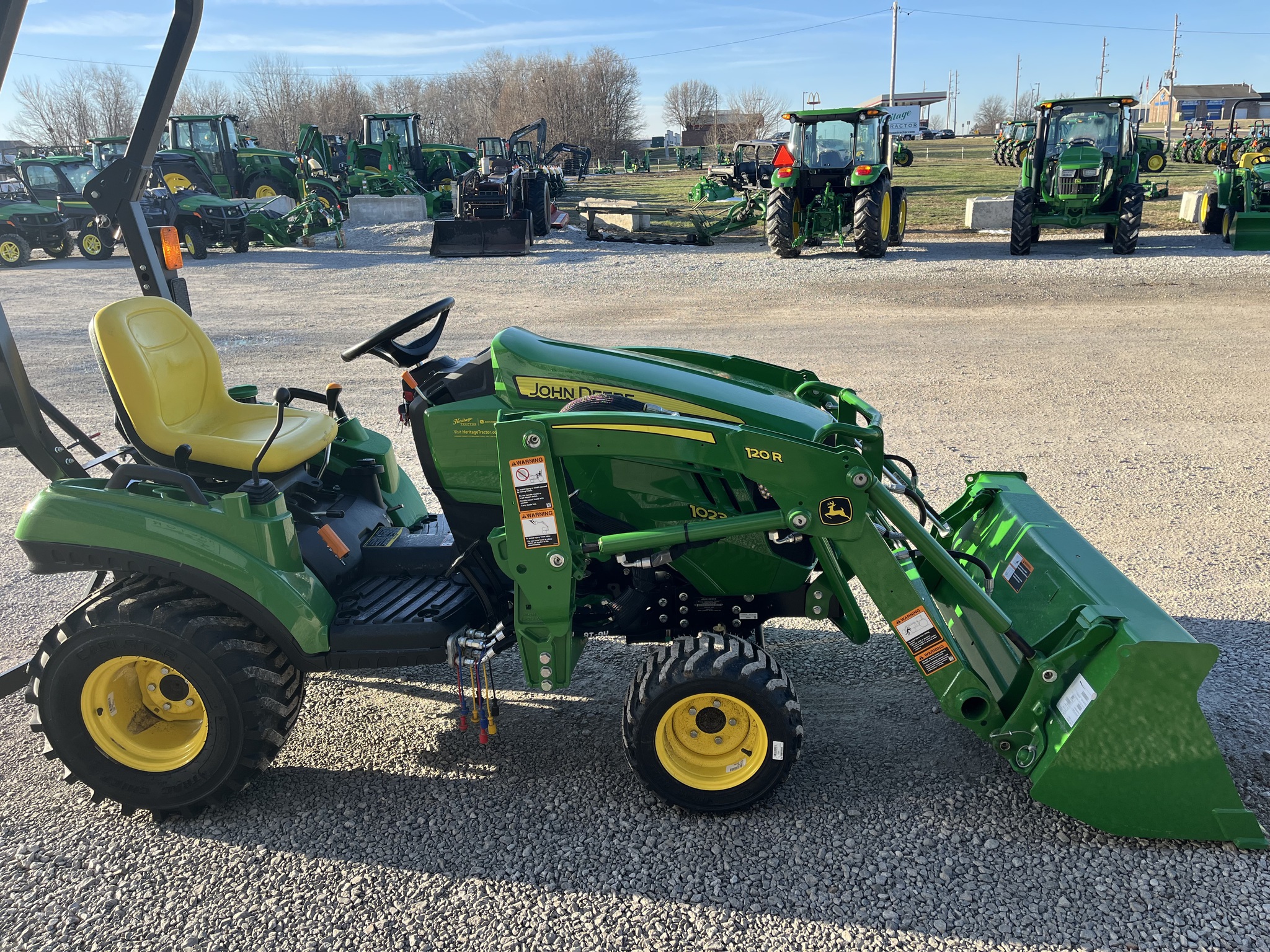  2025 John Deere 1023E at Heritage Tractor in Harrison, AR