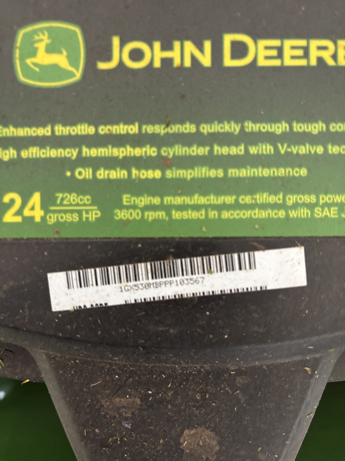 2023 John Deere Z530M Image 7