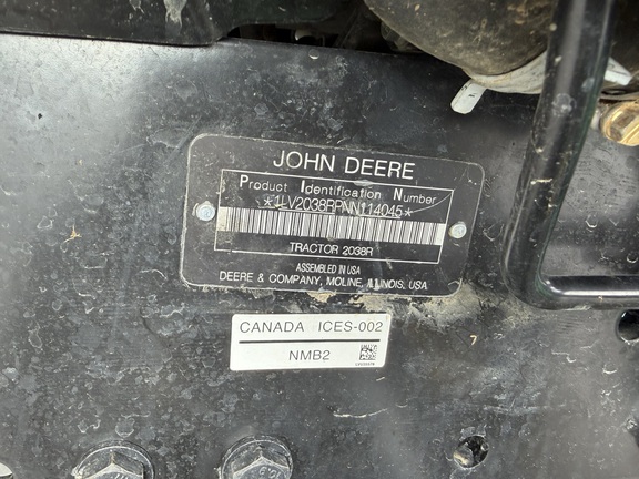 2022 John-Deere 2038R