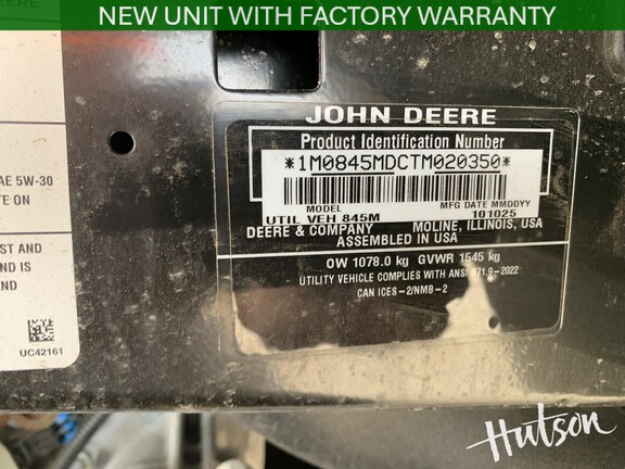 Photo of 2026 John Deere XUV 845M