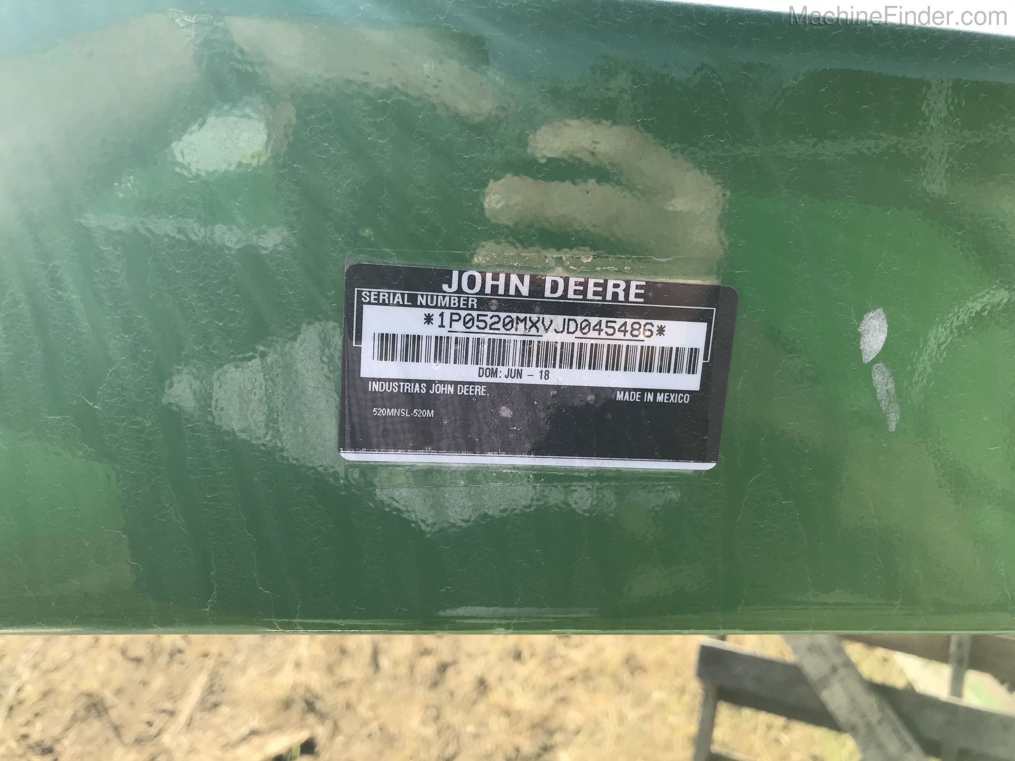 2018 John Deere 520M Image 7