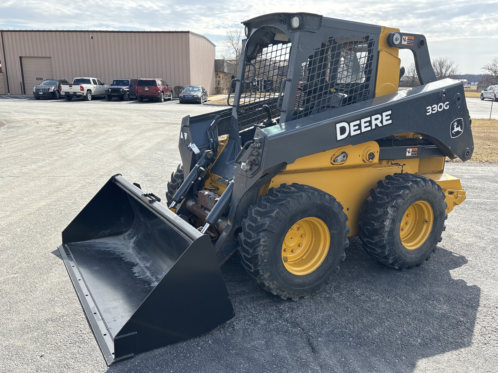 Used 2019 John Deere 330G Skid Steer Loaders at Koenig Equipment in Richmond, IN - PhotoXL0