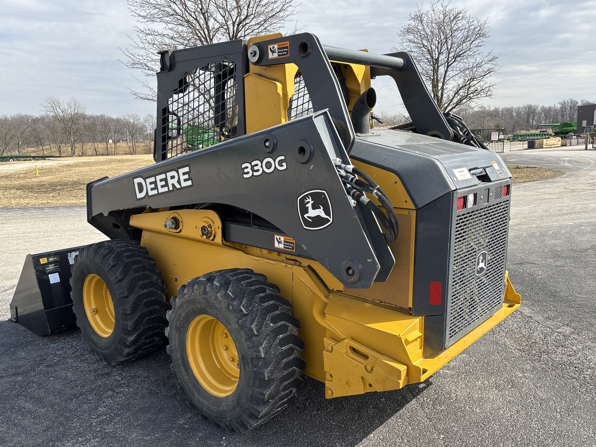 Used 2019 John Deere 330G Skid Steer Loaders at Koenig Equipment in Richmond, IN - PhotoXL2