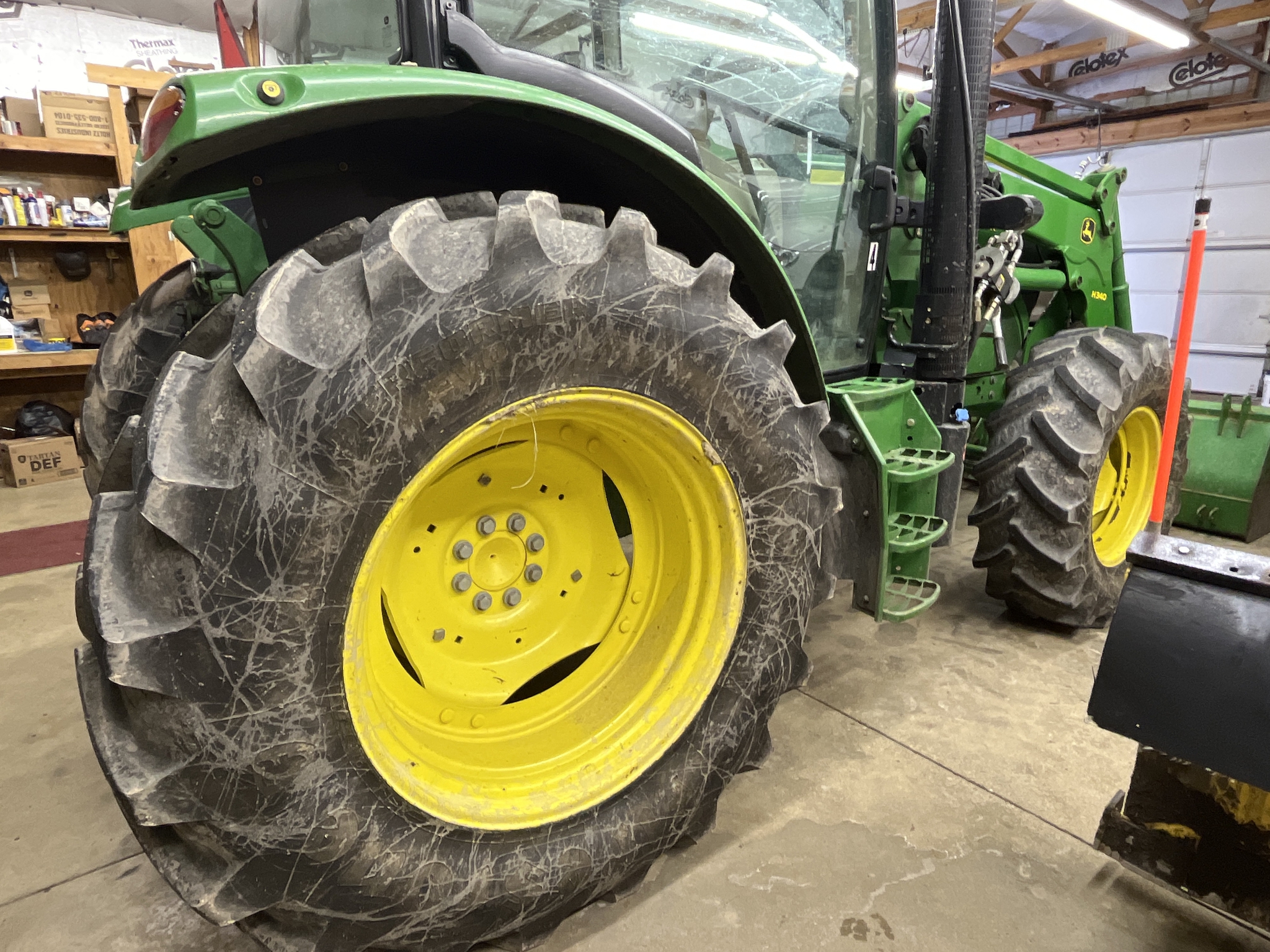 Used 2013 John Deere 6115R Utility Tractors at Koenig Equipment in Urbana, OH - PhotoXL3