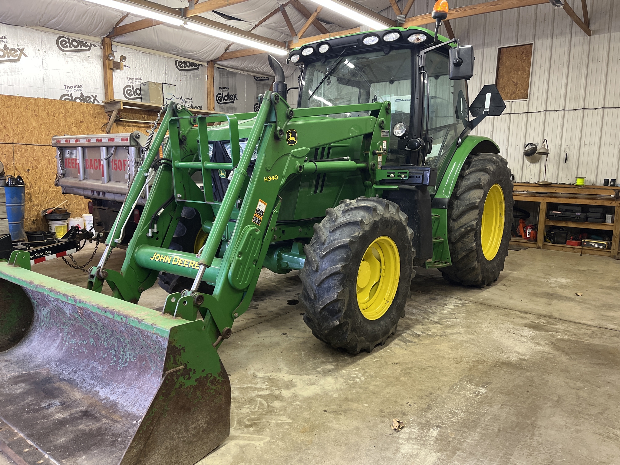 Used 2013 John Deere 6115R Utility Tractors at Koenig Equipment in Urbana, OH - PhotoXL0