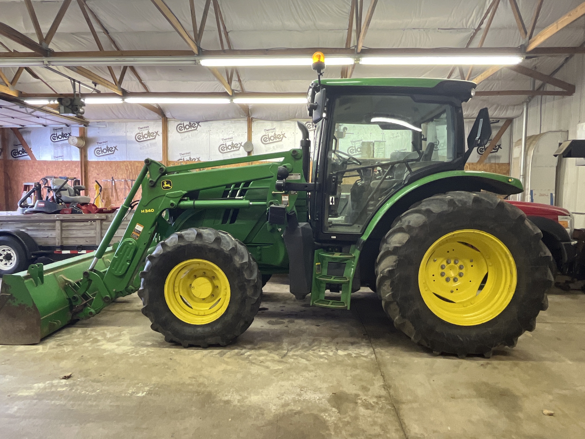 Used 2013 John Deere 6115R Utility Tractors at Koenig Equipment in Urbana, OH - PhotoXL1