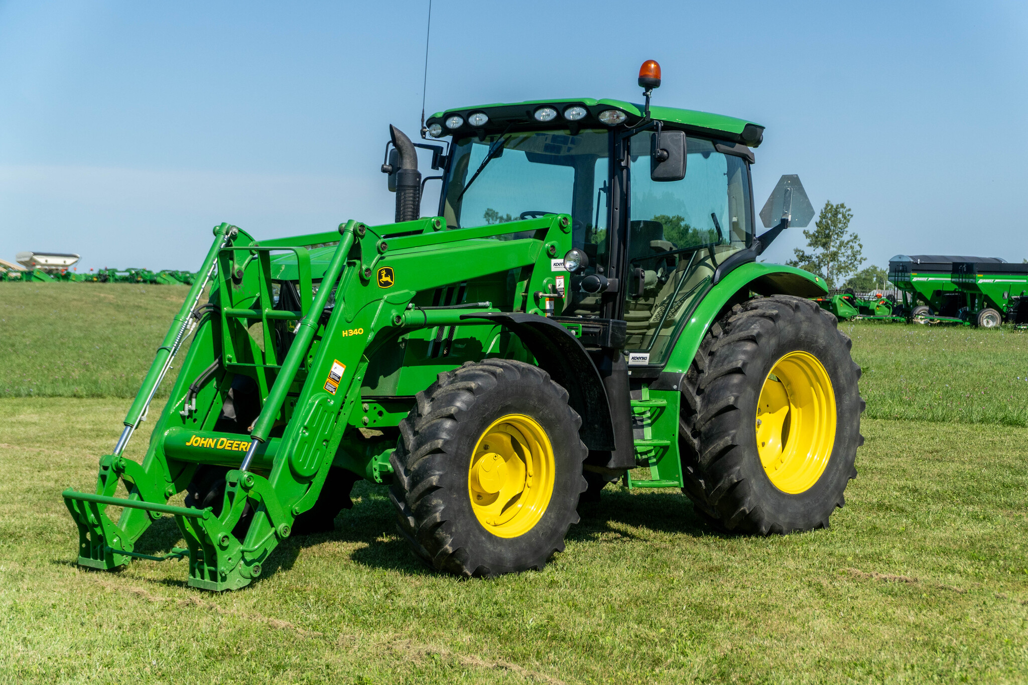 Used 2013 John Deere 6115R Utility Tractors at Koenig Equipment in Anna, OH - PhotoXL0