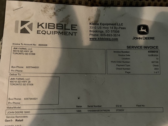2013 John Deere S680 - Photo44