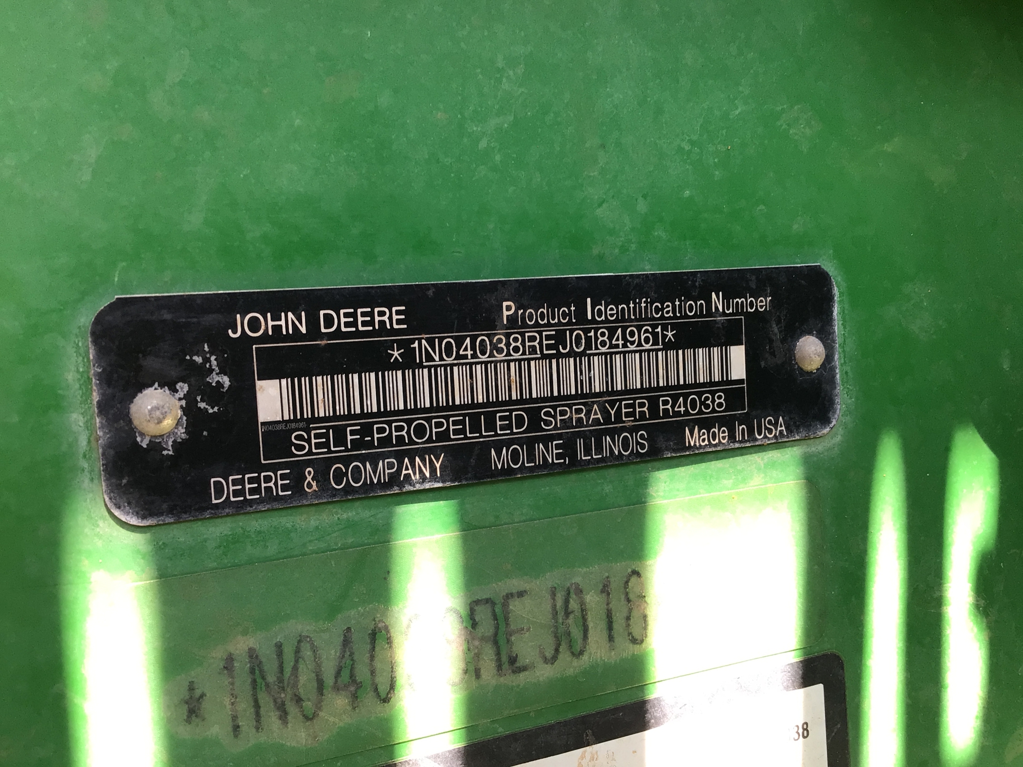 2018 John Deere R4038 Image 55