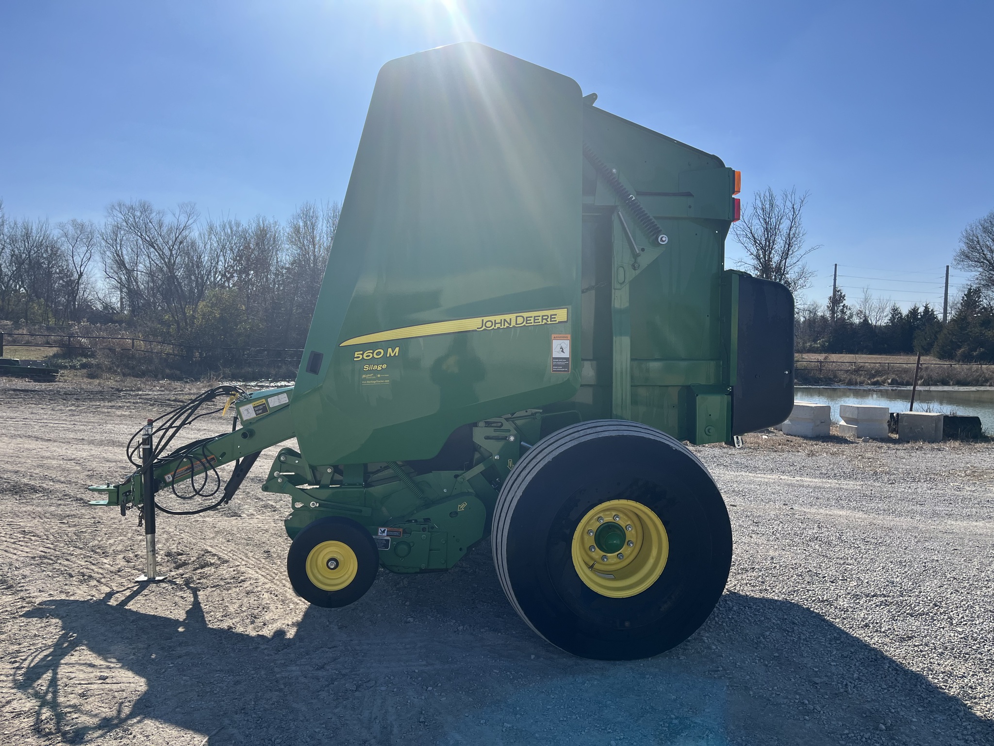  2023 John Deere 560M at Heritage Tractor in Clinton, MO