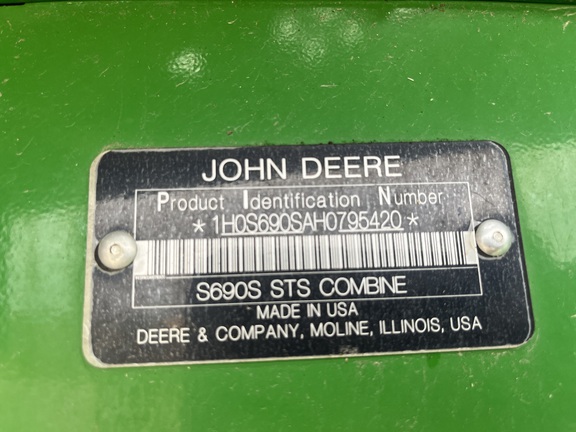 2017 John Deere S690 - Photo39