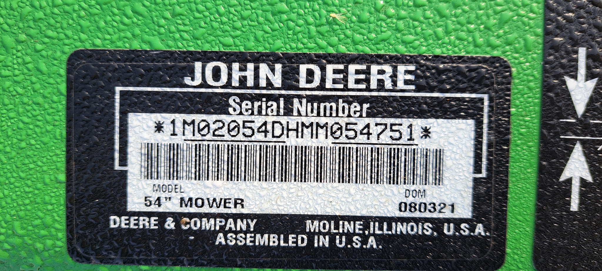 2021 John Deere 54D2021 Image 1