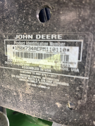 2023 John Deere X734 - Photo7