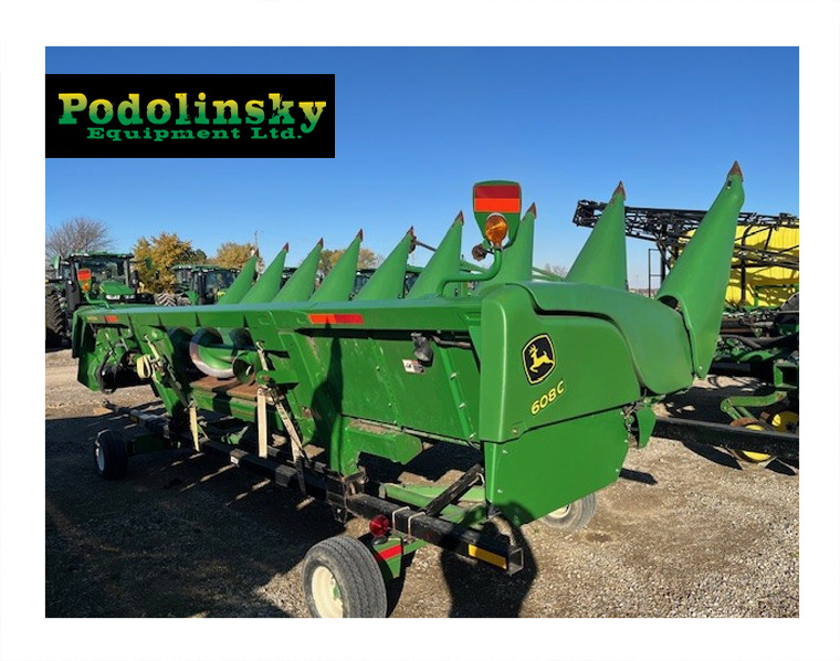 2012 John Deere 608C Corn and Row Crop headers