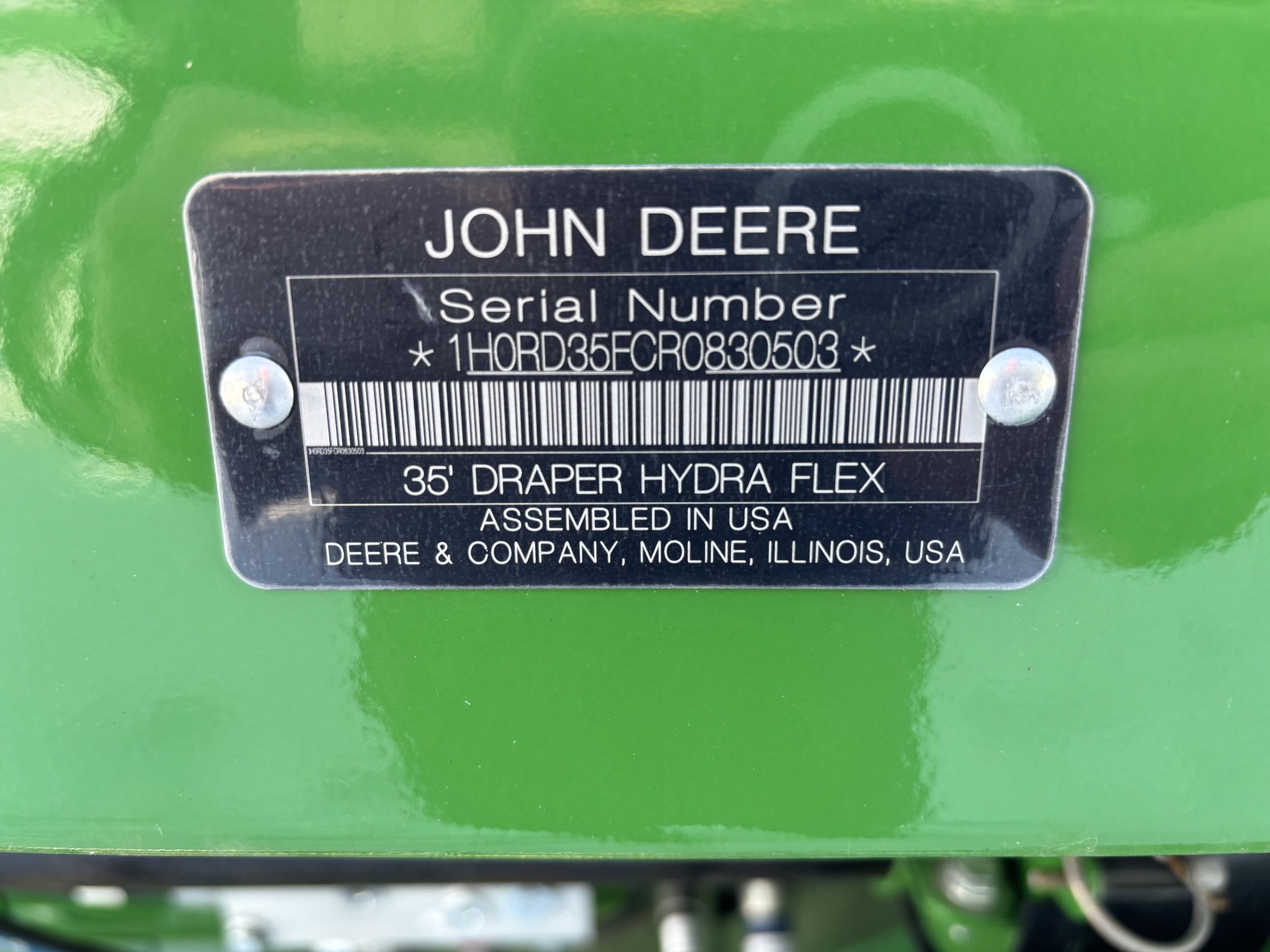 Used 2024 John Deere RD35F Combine Platforms at Koenig Equipment in Greensburg, IN - PhotoXL5