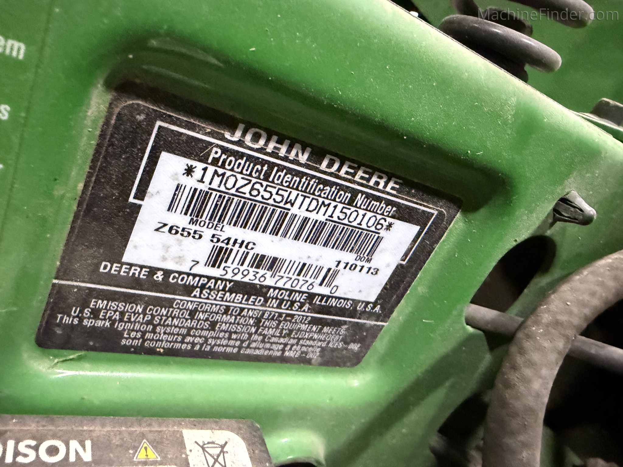 2013 John Deere Z655 | Zero-Turn Mowers | MachineFinder 2013 John Deere Z655 | Zero-Turn Mowers | MachineFinder
