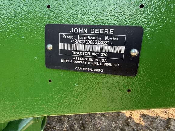 2025 John Deere 8RT 370 - Photo38