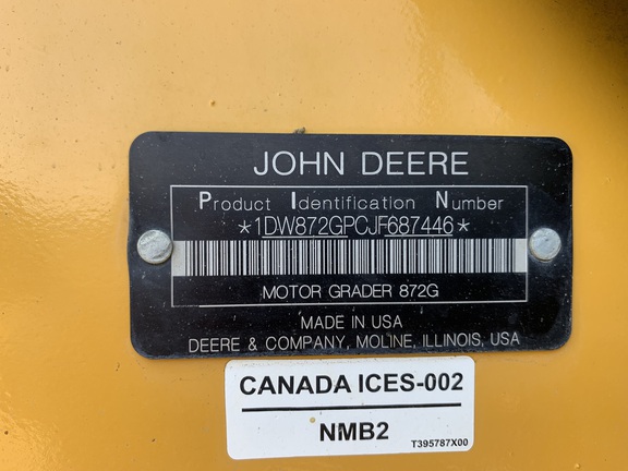 2018 John Deere 872G