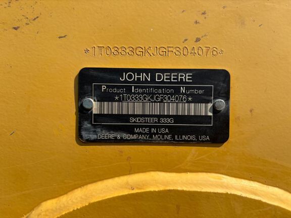 2017 John Deere 333G