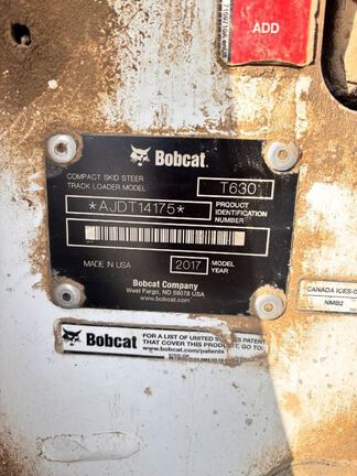 2017 Bobcat T630
