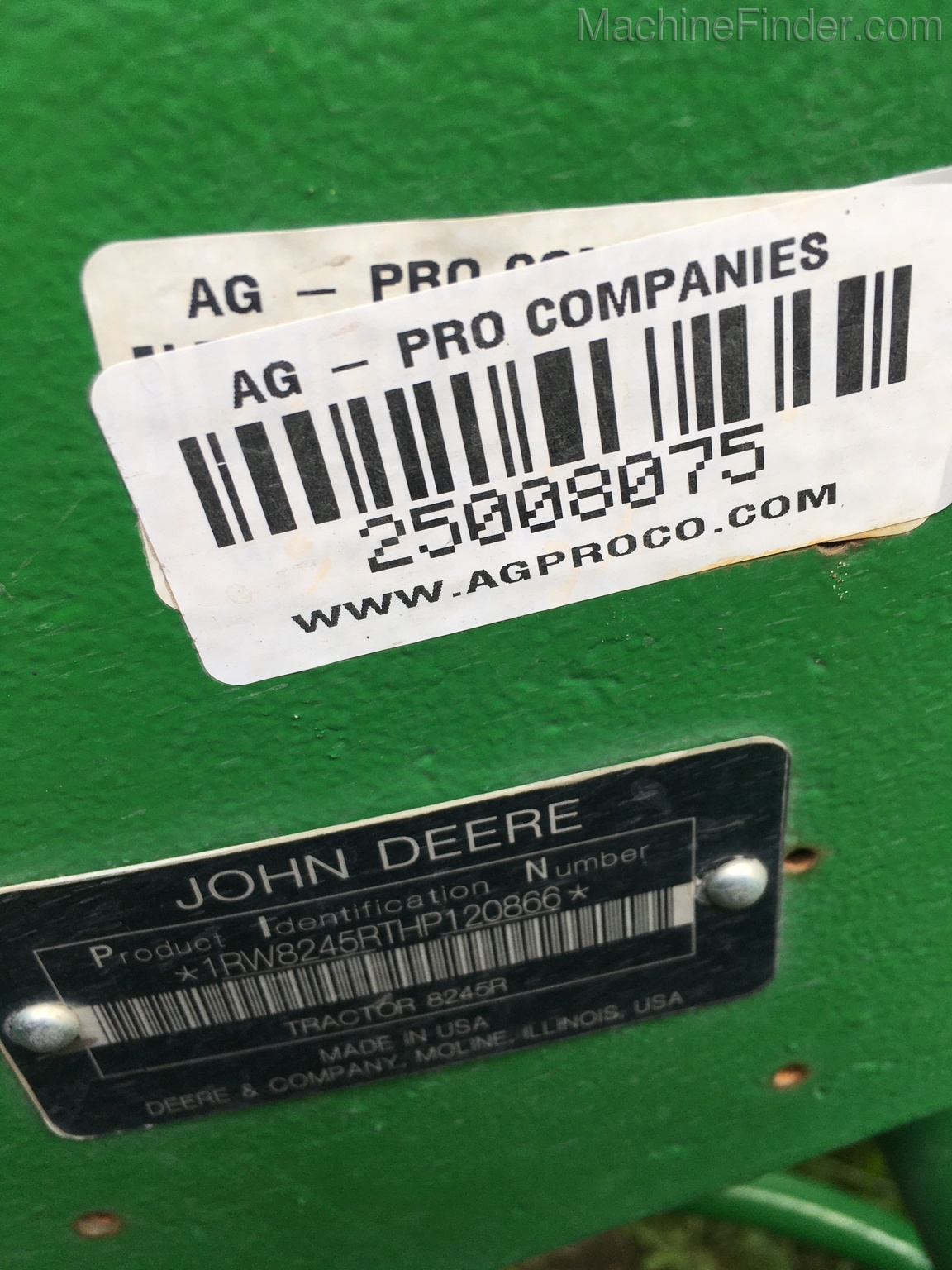 2017 John Deere 8245R Image 5