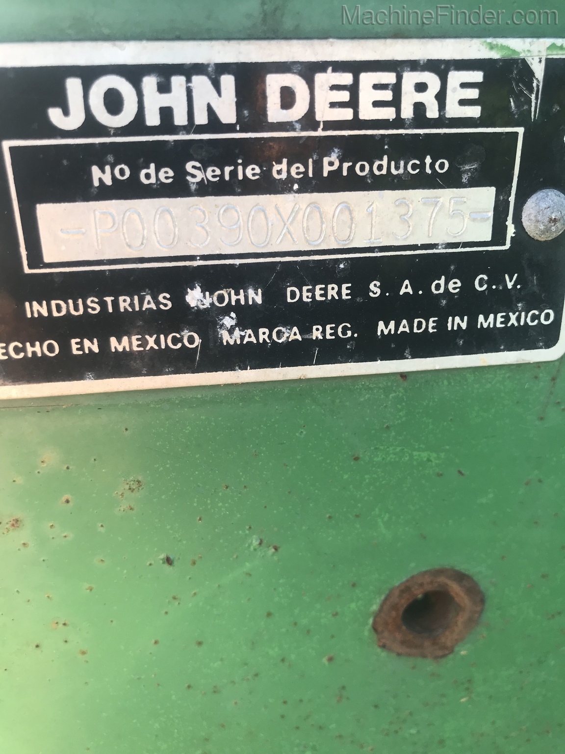 1993 John Deere 390 Image 5