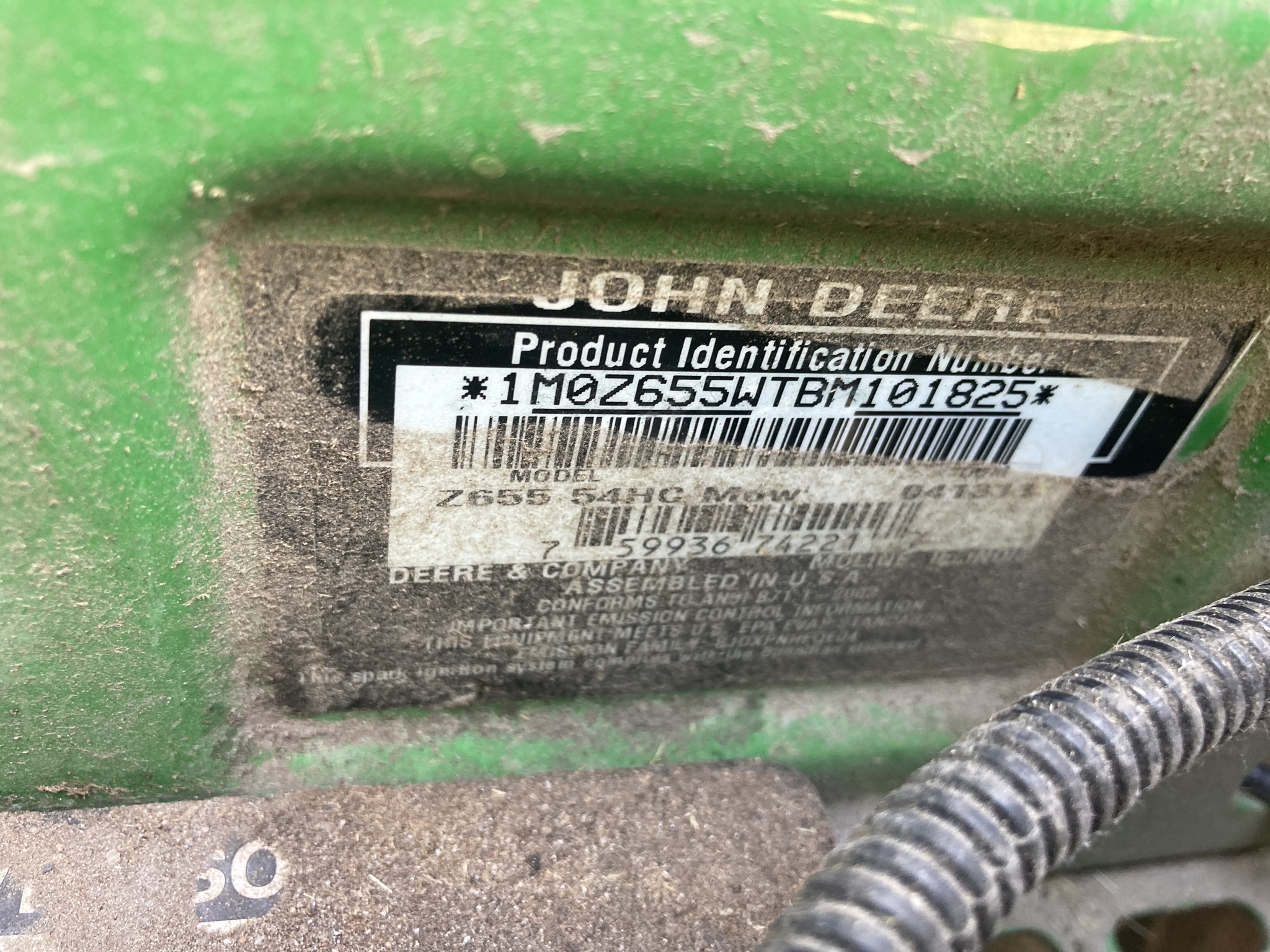 2011 John Deere Z655 ZeroTurn Mowers Kennedy, MN