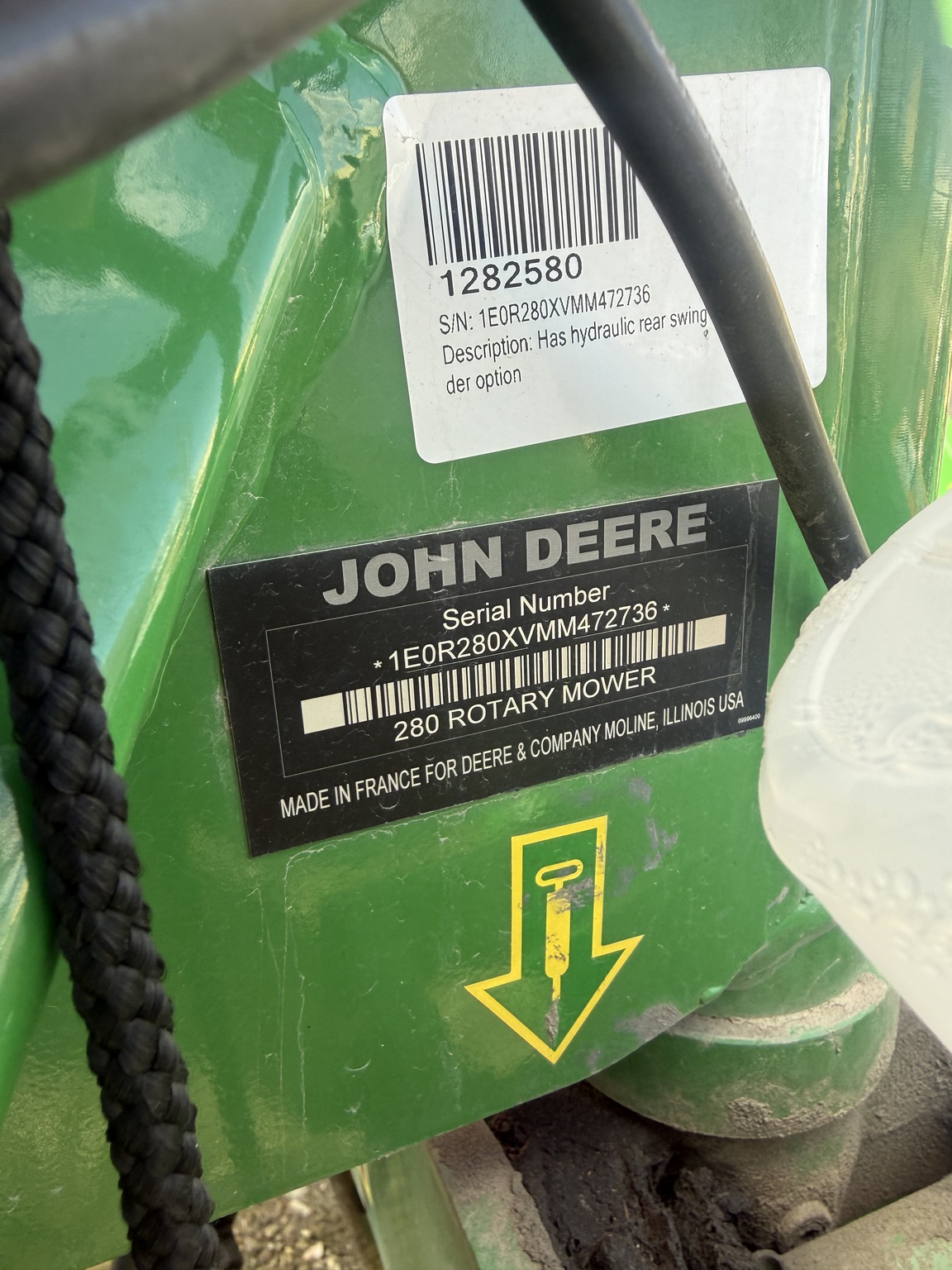 2021 John Deere R280 Image 7