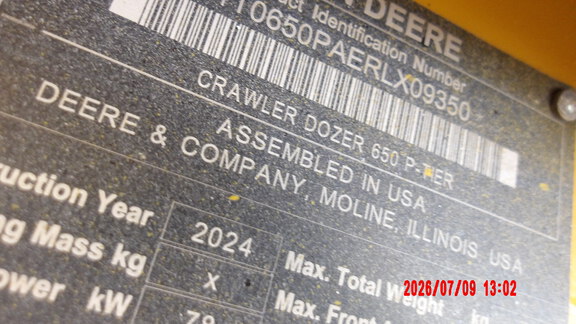 2024 John Deere 650 P