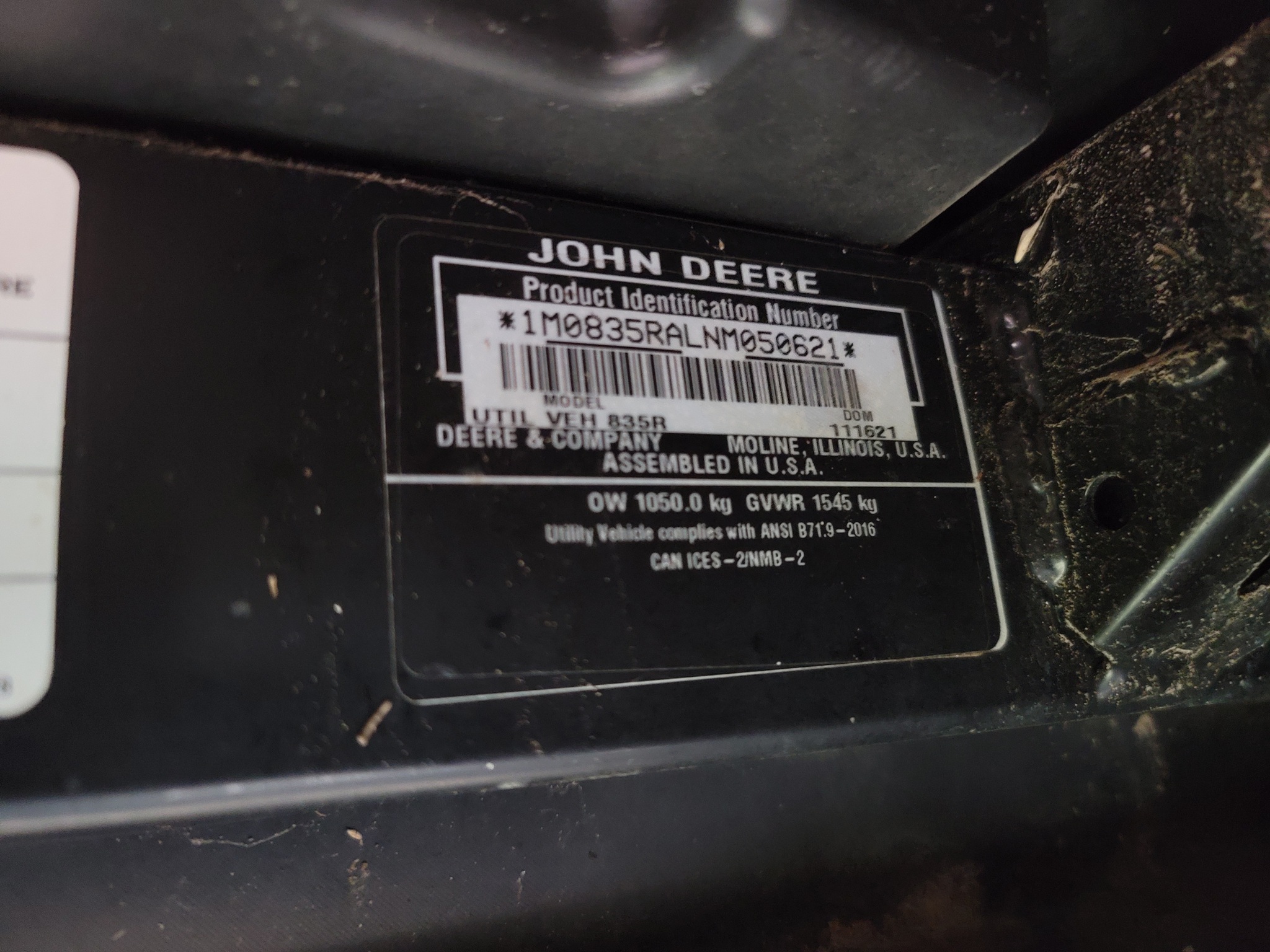 2022 John Deere XUV 835R Image 27