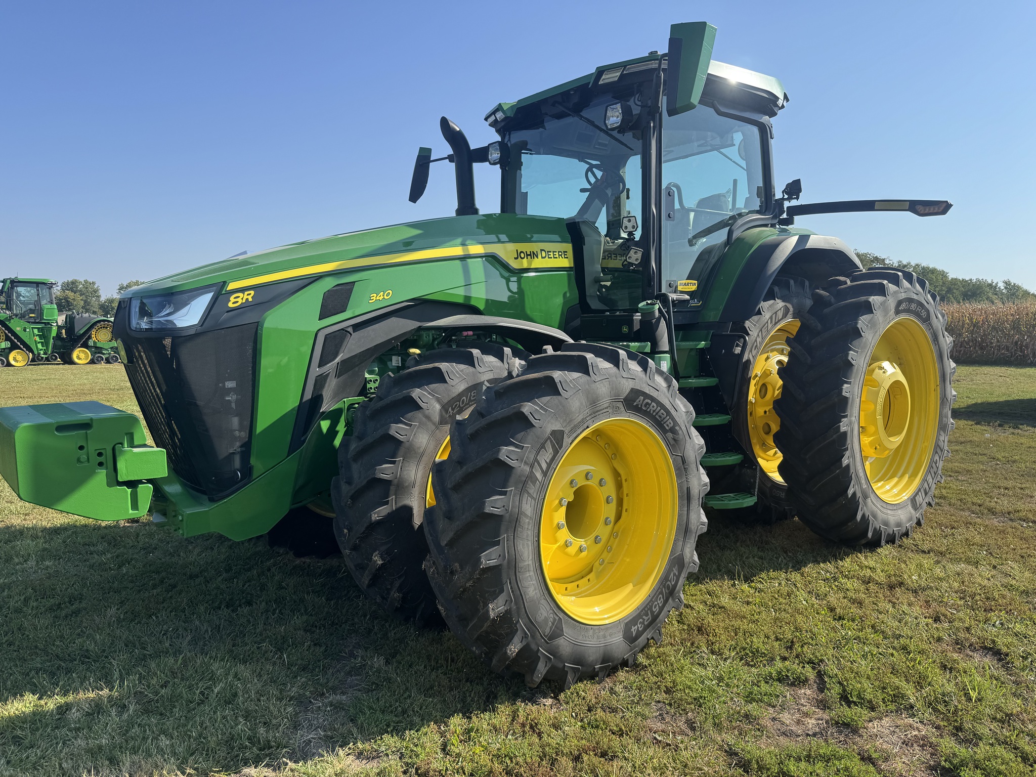  2024 John Deere 8R 340 at Heritage Tractor in Monmouth, IL