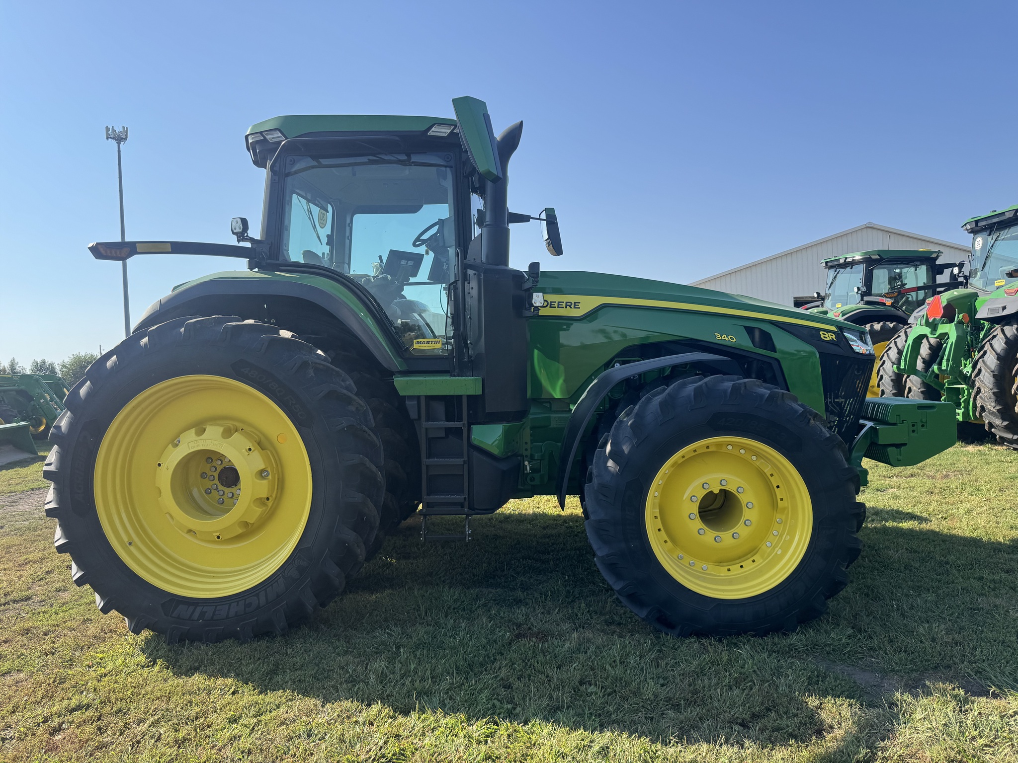  2024 John Deere 8R 340 at Heritage Tractor in Monmouth, IL