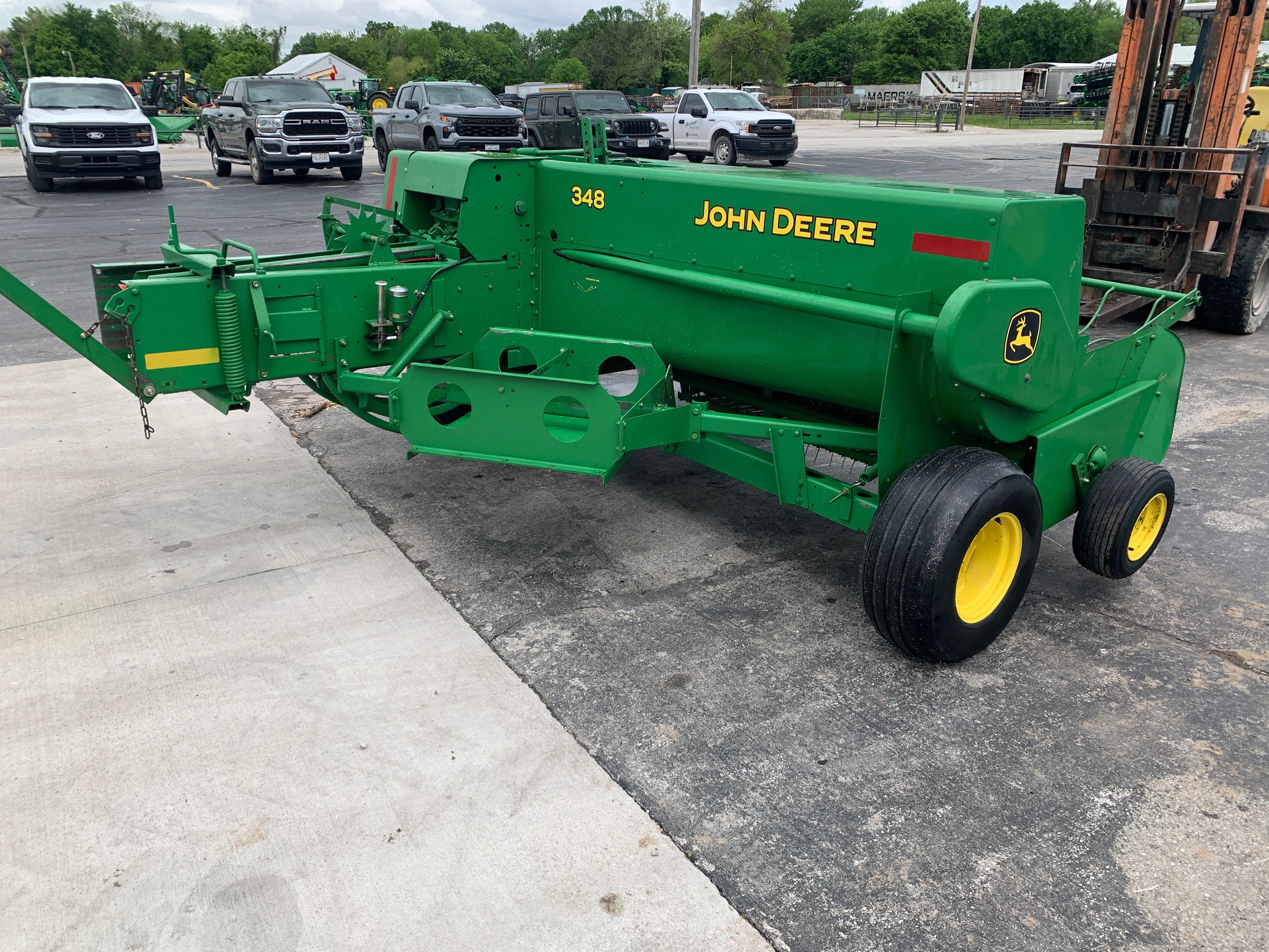  2007 John Deere 348 at Heritage Tractor in Lamar, MO