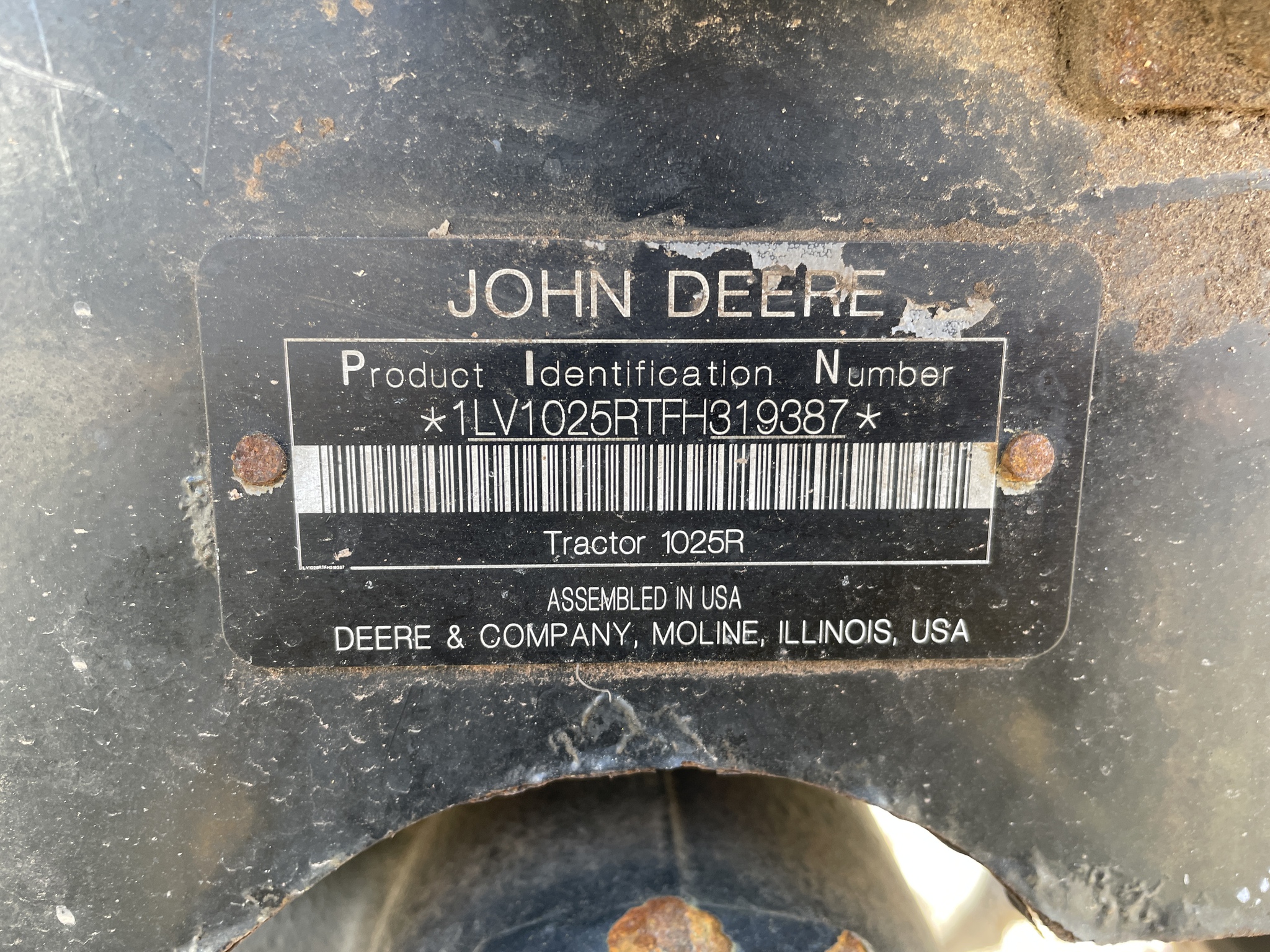 2015 John Deere 1025R Image 10