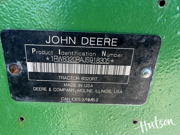Photo of 2018 John Deere 8320RT