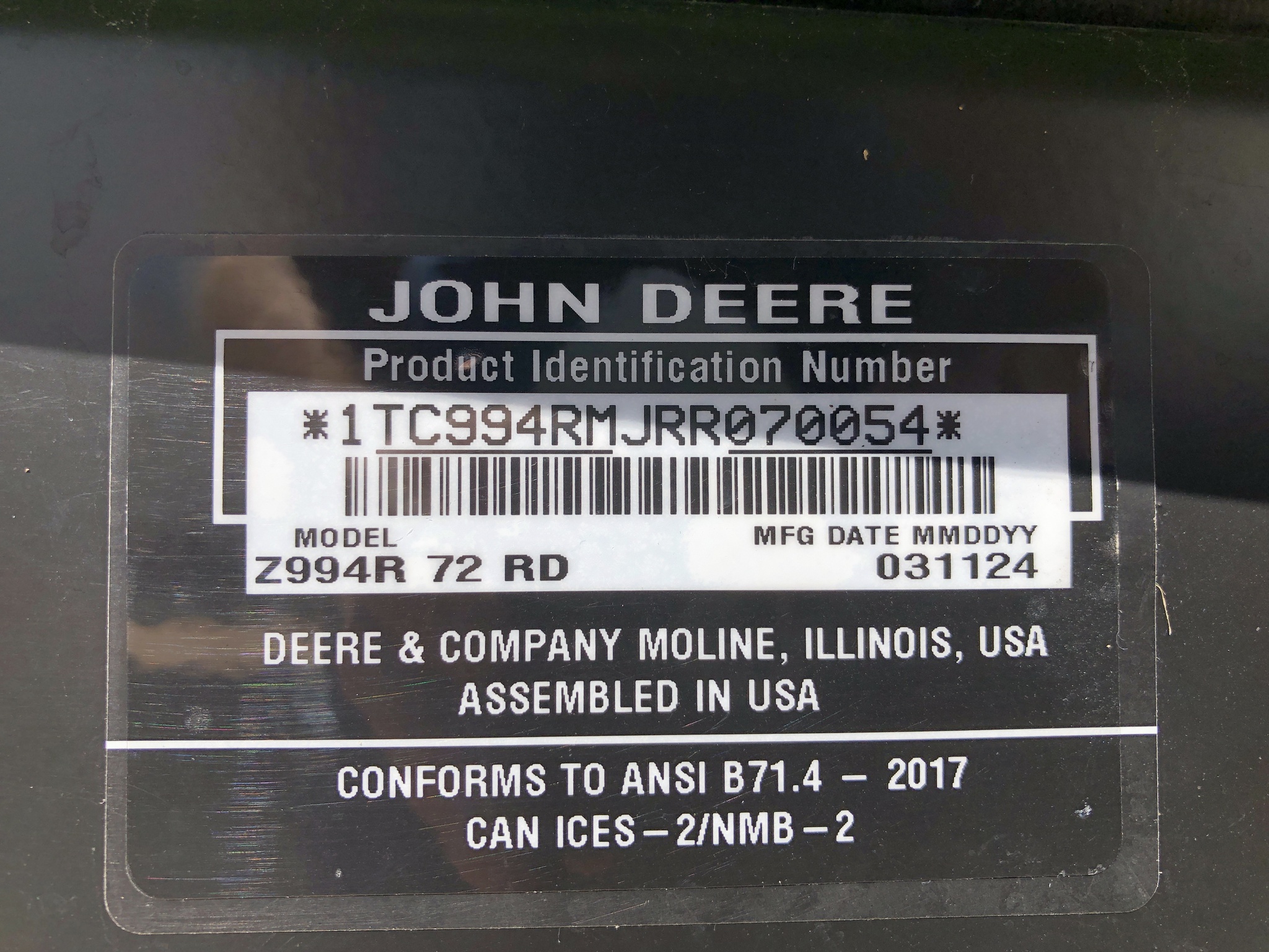 2024 John Deere Z994R Image 23