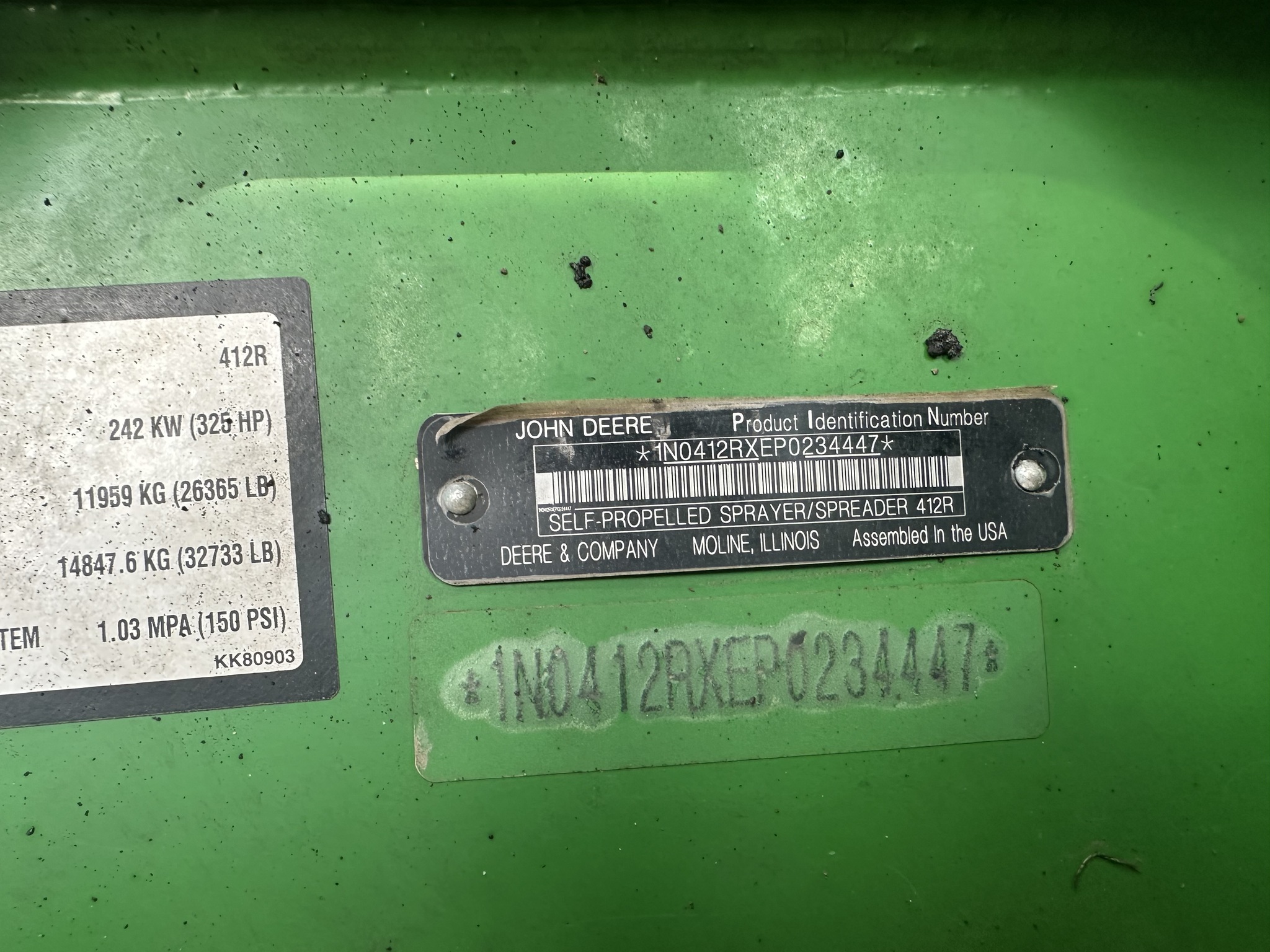 2023 John Deere 412R Image 8