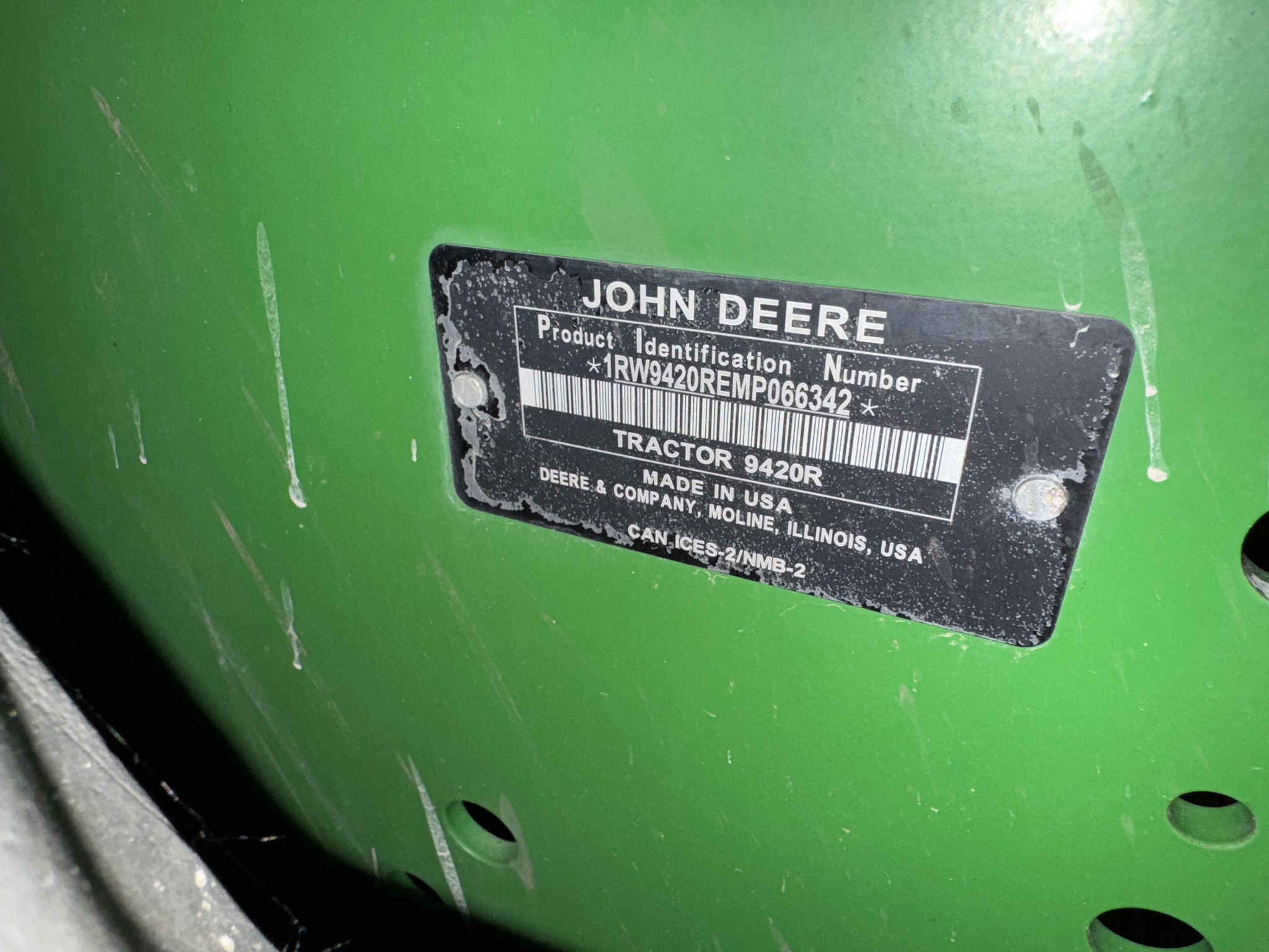  2021 John Deere 9420R at Heritage Tractor in Quincy, IL