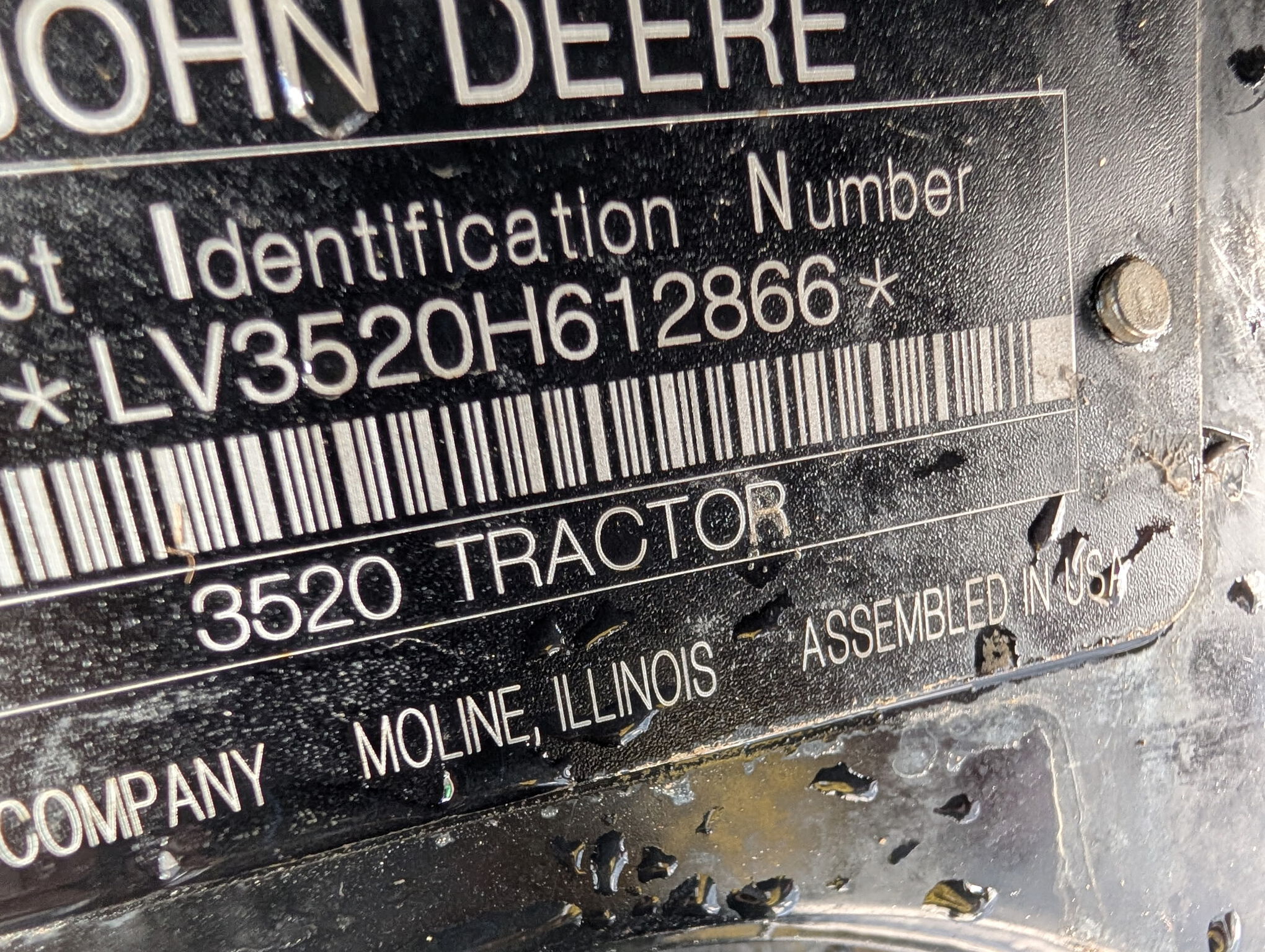 2010 John Deere 3520 at Heritage Tractor in Lamar, MO