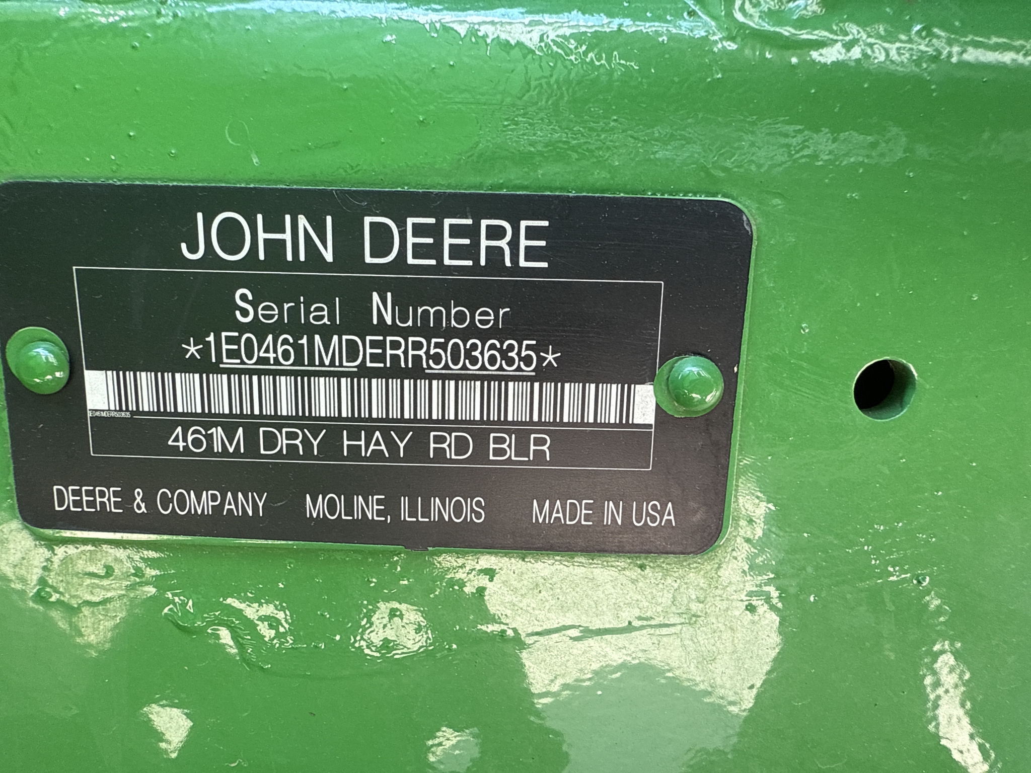 2024 John Deere 461M Image 30